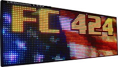 Indoor Programmable & Scrolling - Full Color LED Window Sign Display